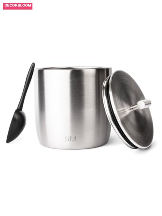 Other - Vacuum Insulated Stainless Steel Ice Bucket with Lid and Scoop - 100oz Party